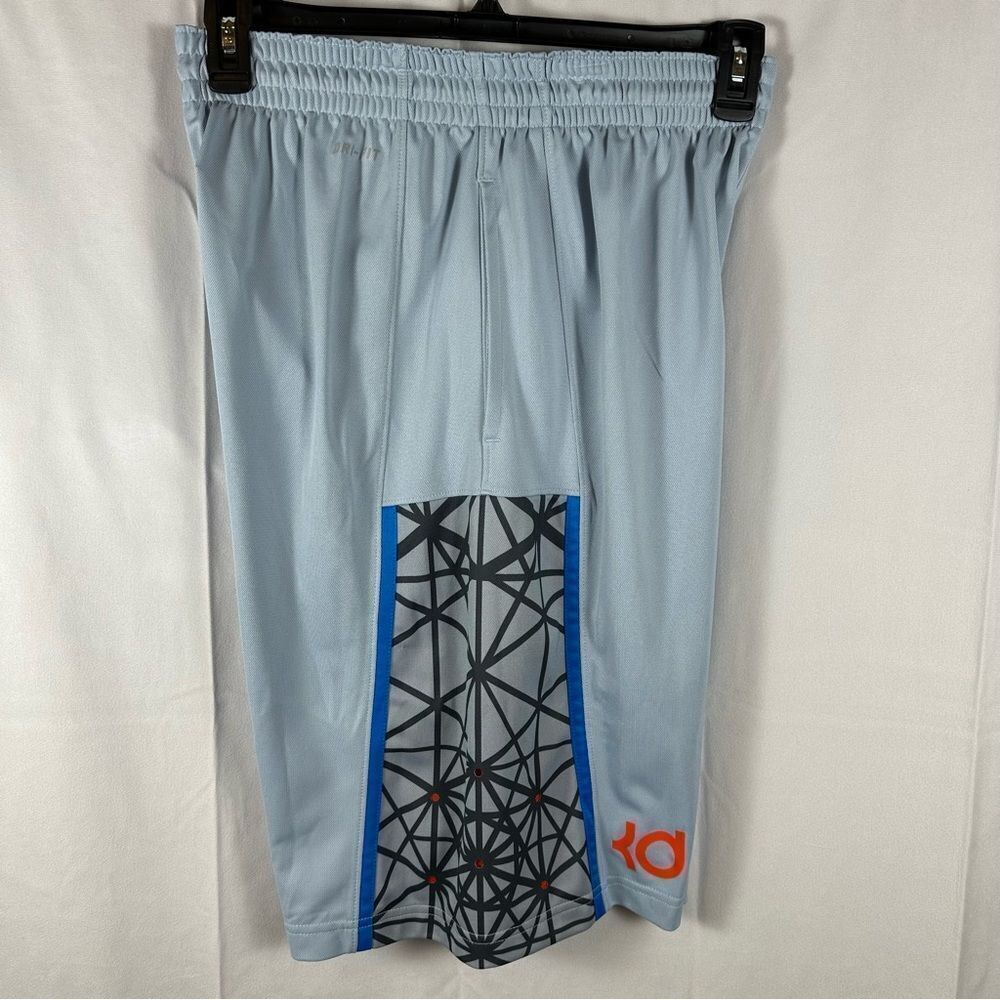 NWT Nike Men’s Kevin Durant KD Light Blue & Gray Dri-Fit Basketball Shorts M - Picture 5 of 15